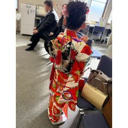 寒い中の七五三の画像1