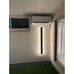 インナーバルコニーへのエアコン取付工事の画像2