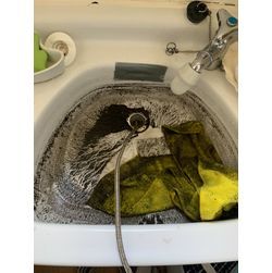 【神戸市｜洗面台の排水つまり】ローポンプでは解消できず！高圧洗浄ノズルで通管成功！の画像3