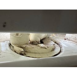 神戸市須磨区で、洗濯機の乾燥運転中に水が漏れるの画像1