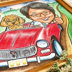 『還暦祝い』のご紹介✨【画像あり】〜愛知の似顔絵屋さんのブログ〜の画像3