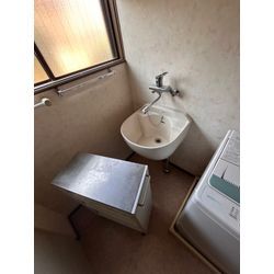 洗濯機パンの設置の画像1