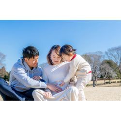 家族写真（千葉市 昭和の森）の画像1