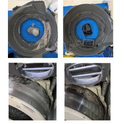 ドラム式洗濯機クリーニング　　パナソニック　ＮＡ－ＶＸシリーズ　ヒートポンプユニット分解洗浄の画像3