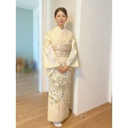 25/12/7 お宮参り　セミロング　ツルンとしたシニヨンの画像1