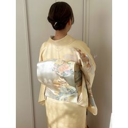 ご子息の卒業式　訪問着　ボブヘアのアップの画像3