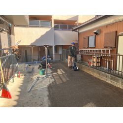 人工芝の施工の画像2