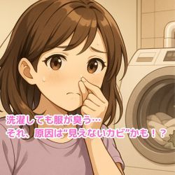 洗濯しても服が臭う…それ、原因は“見えないカビ”かも！？の画像1