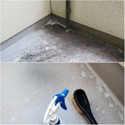 ベランダ、サッシのクリーニング❗の画像2