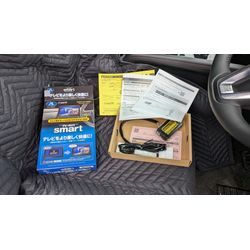 施工実例　マツダ　ＣＸ−５（KF2P）　データシステム　テレビキット取り付けの画像1