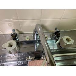 小平市　キッチン蛇口水漏れ　最安値　即日作業の画像1
