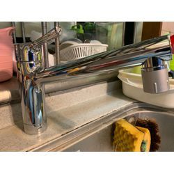 小平市　キッチン蛇口交換作業　地域最安値　即日対応の画像1