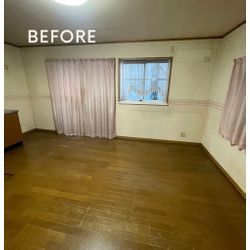 埼玉県　川越市　戸建て　「柄物の壁紙でも塗り替え可能でしょうか？」というお客様からのご質問の画像1