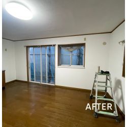 埼玉県　川越市　戸建て　「柄物の壁紙でも塗り替え可能でしょうか？」というお客様からのご質問の画像2