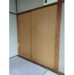 古い引戸を取替えて、レール交換で軽く開閉！の画像1