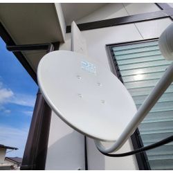 茨城県鹿嶋市M様地デジデザインアンテナ・BSアンテナ新規設置工事の画像1