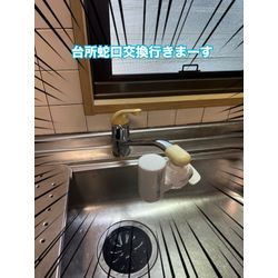 台所蛇口交換の画像1