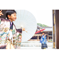 わんぱく兄弟と過ごした七五三撮影 in 寒川神社の画像1