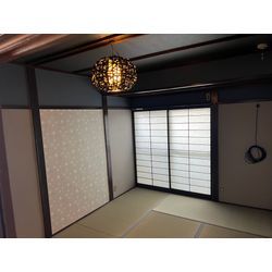 砂壁の和室にもクロス（壁紙）は貼れます！の画像1