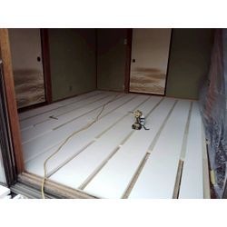 名古屋市名東区｜和室を寝室へバリアフリー床リフォーム（クッションフロア施工）の画像3