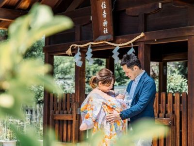 産着美しく着付けます★フォトブックや動画も対応可能★お写真は100枚以上お渡し♪