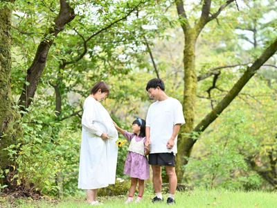 マタニティの今しかない素敵な姿を残します。女性スタッフ同行致します。