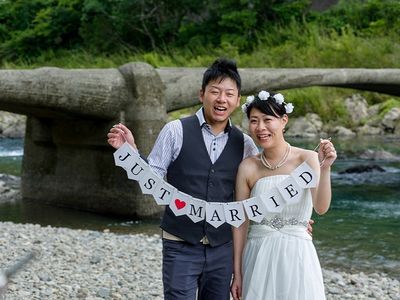 思い出のロケーションで思い出に残る写真を前撮りします！