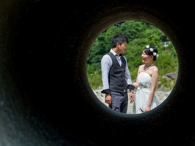 思い出のロケーションで思い出に残る写真を前撮りします！