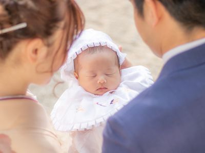 【お宮参り撮影】Jun3photoがご家族の自然な雰囲気を撮影いたします。