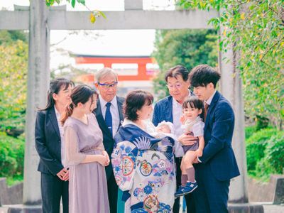 《全データ付！追加料金なし★》年間50組以上のお宮参り写真を撮影しております☆