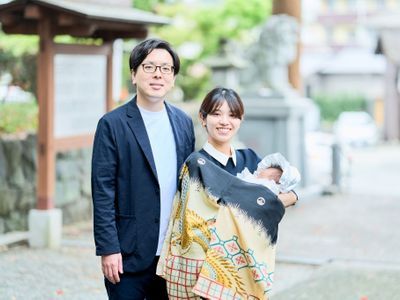 ～　お宮参り記念　赤ちゃんの健やかな一歩を写す　～