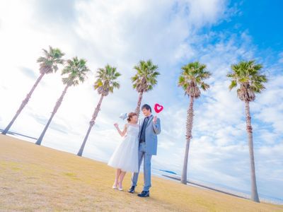 二人で仲良く！カップルフォト！