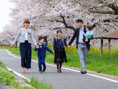 晴れの姿をクールに撮影します。