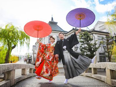 人気ドレスショップだから可能なワンランク上のデザインが豊富なウエディングフォト