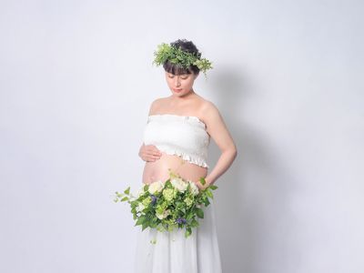 華やかに残すマタニティフォト