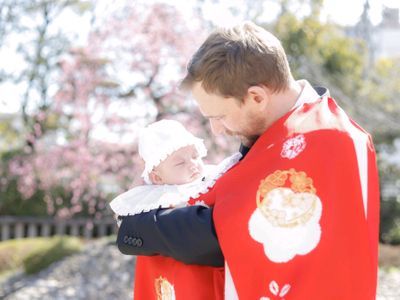 お宮参り写真撮影で、素敵な思い出を彩りましょう。着付けもご利用で、割引有り♪