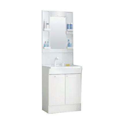 Toto Vシリーズ 間口600mm 1面鏡 2枚扉 ホワイト Ldpb060bagen1a Lmpb060a1gdc1gを設置可能なサービスを料金と口コミで比較 くらしのマーケット