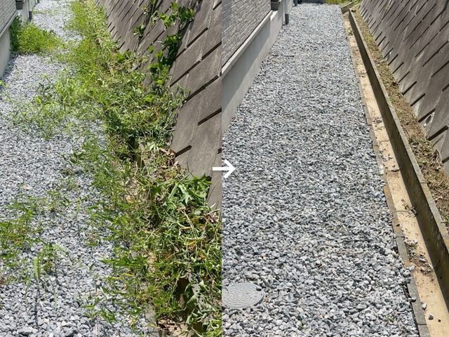 細かい場所も、丁寧に手作業で対応します。