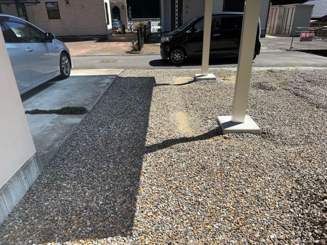 駐車場セメント施工