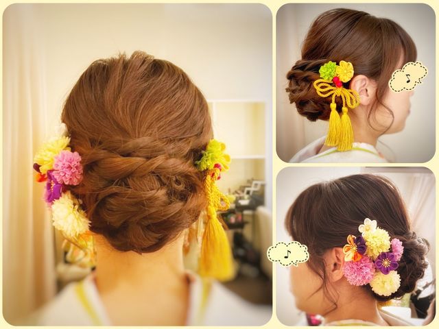 ヘアセット込み価格!!業歴30年の経験と実績◆着付けのみは4,500円お値引き！
