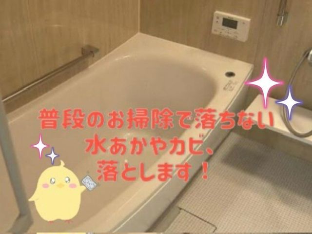 迷ったら弊社にお任せ下さい！プロが行う浴室クリーニング！