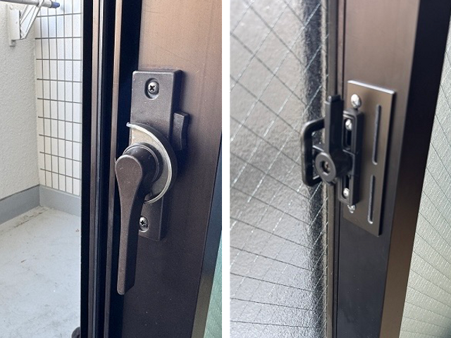 窓の鍵（クレセント錠・カムラッチハンドル）の交換