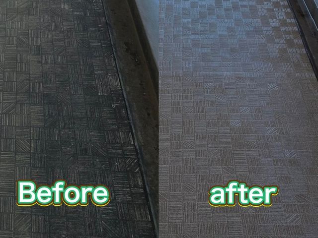 『ベランダ清掃』高圧洗浄機を用いてベランダ、室外機周り、窓など綺麗に仕上げます♪