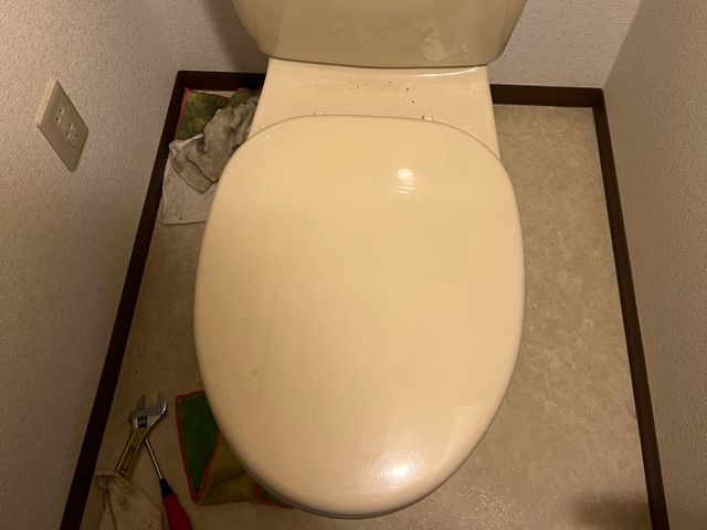 ウォシュレット取り外しor既存便座取り外し