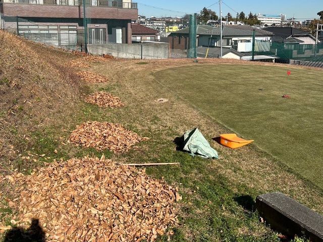 細かい所も見落とす事なく落ち葉清掃！立会い不用でも安心！