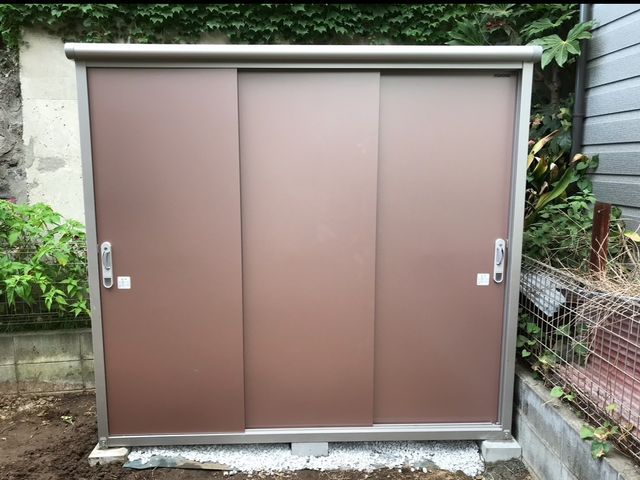 物置取り付け、解体、撤去