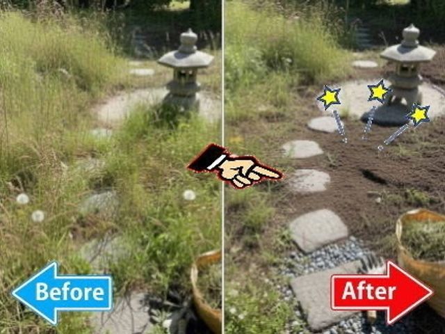 庭・空き地の雑草対策なら【まちの便利屋さん】本気の草むしり◉除草剤散布つき