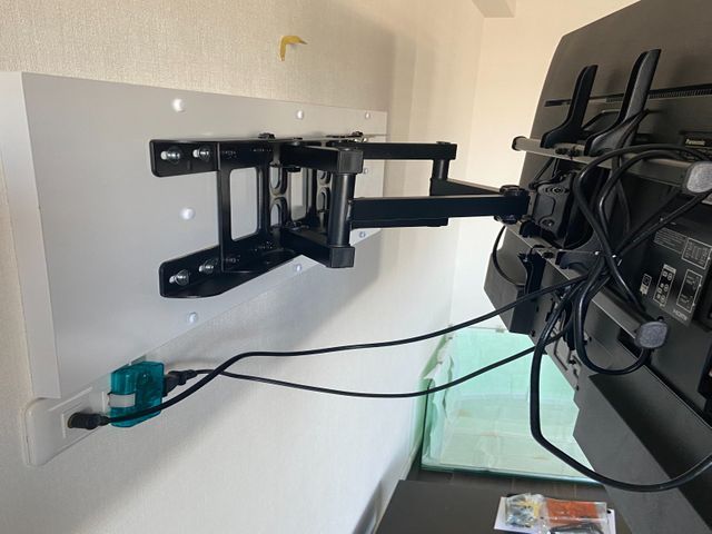 壁掛TVの取付け・既存TVの外し・処分・初期設定・Wi-Fiの接続