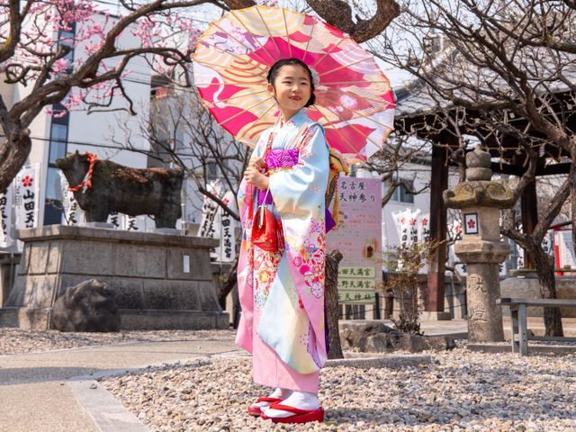 ★和傘などの小物レンタル無料★笑顔あふれる七五三撮影♪