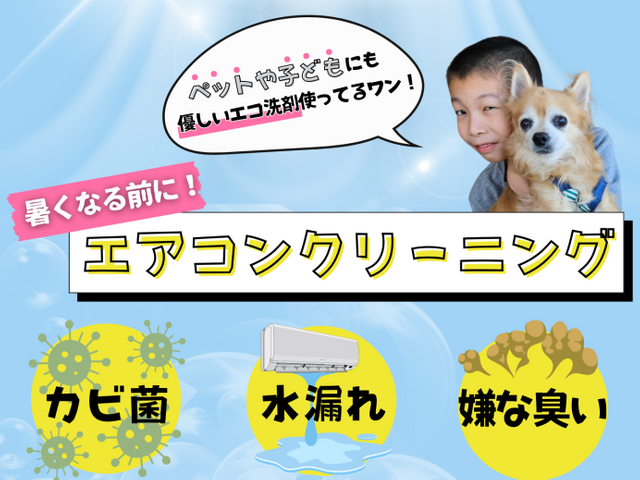 赤ちゃん・妊婦さん・ペット・アレルギーがある方にも安心の洗剤を使用しております♪